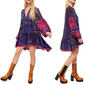 NEW Free People Shibori Tunic